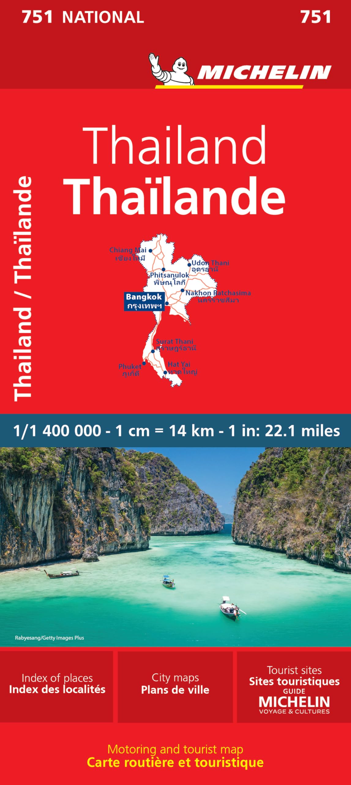 Libro: Michelin Map Thailand 751 (Michelin Country Maps, 751)
