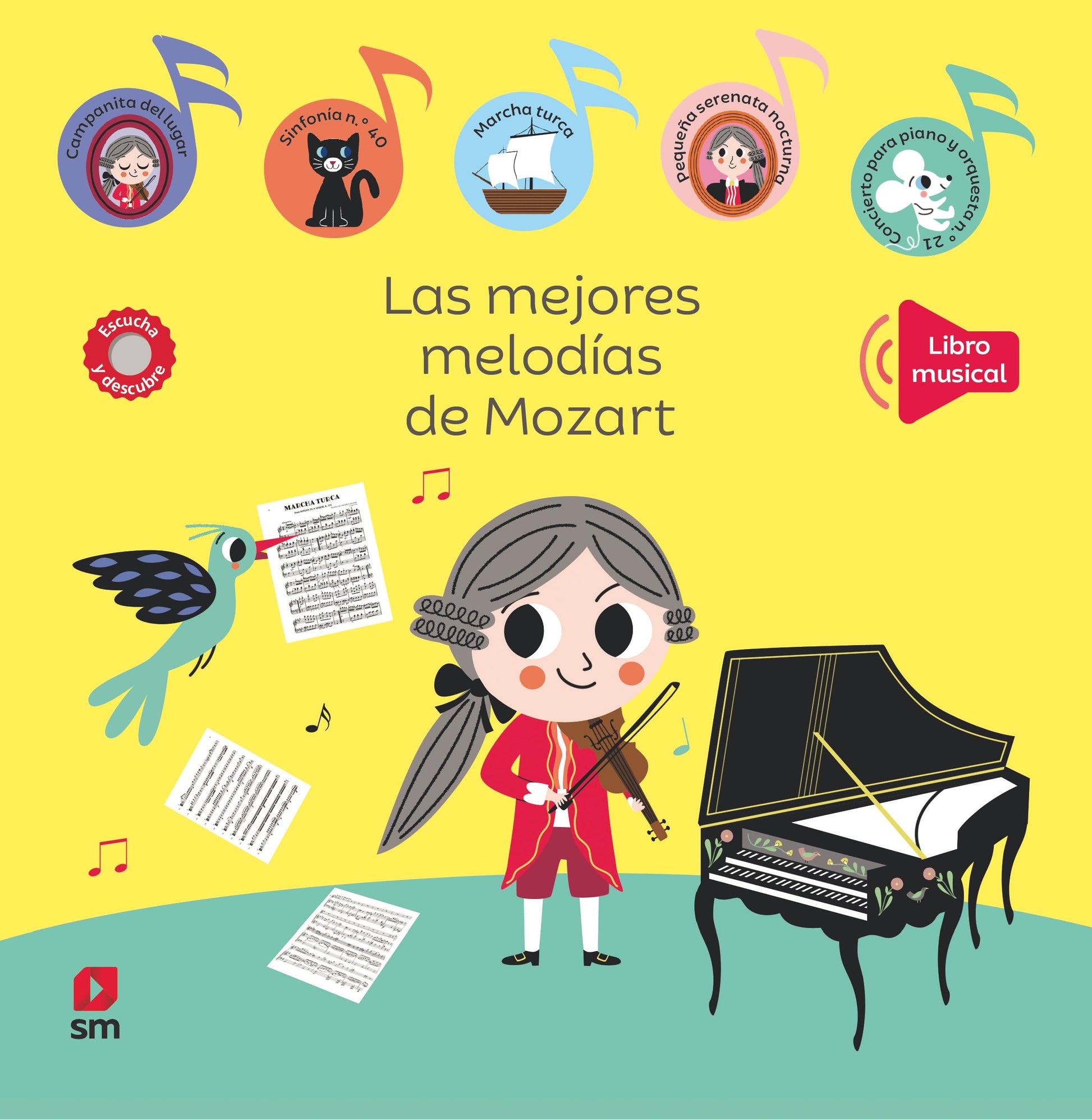 Libro: Las mejores melodías de Mozart