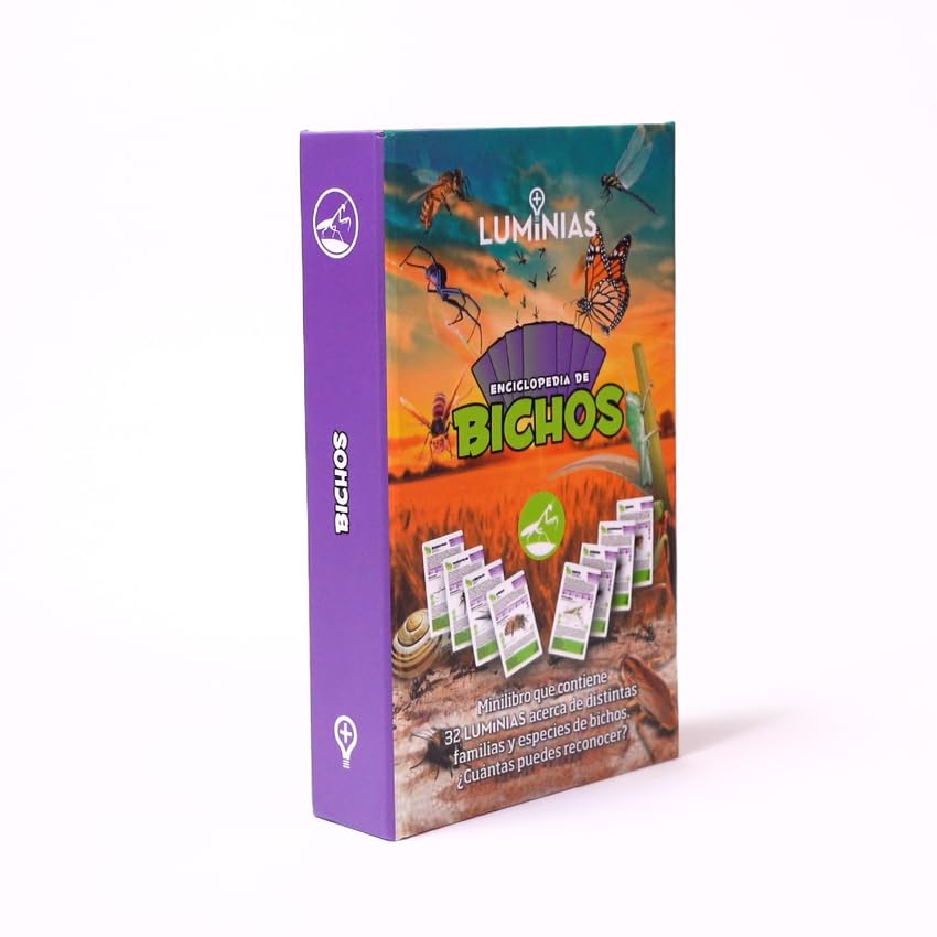 Luminias: Enciclopedia de Bichos (Libro+32 cartas)