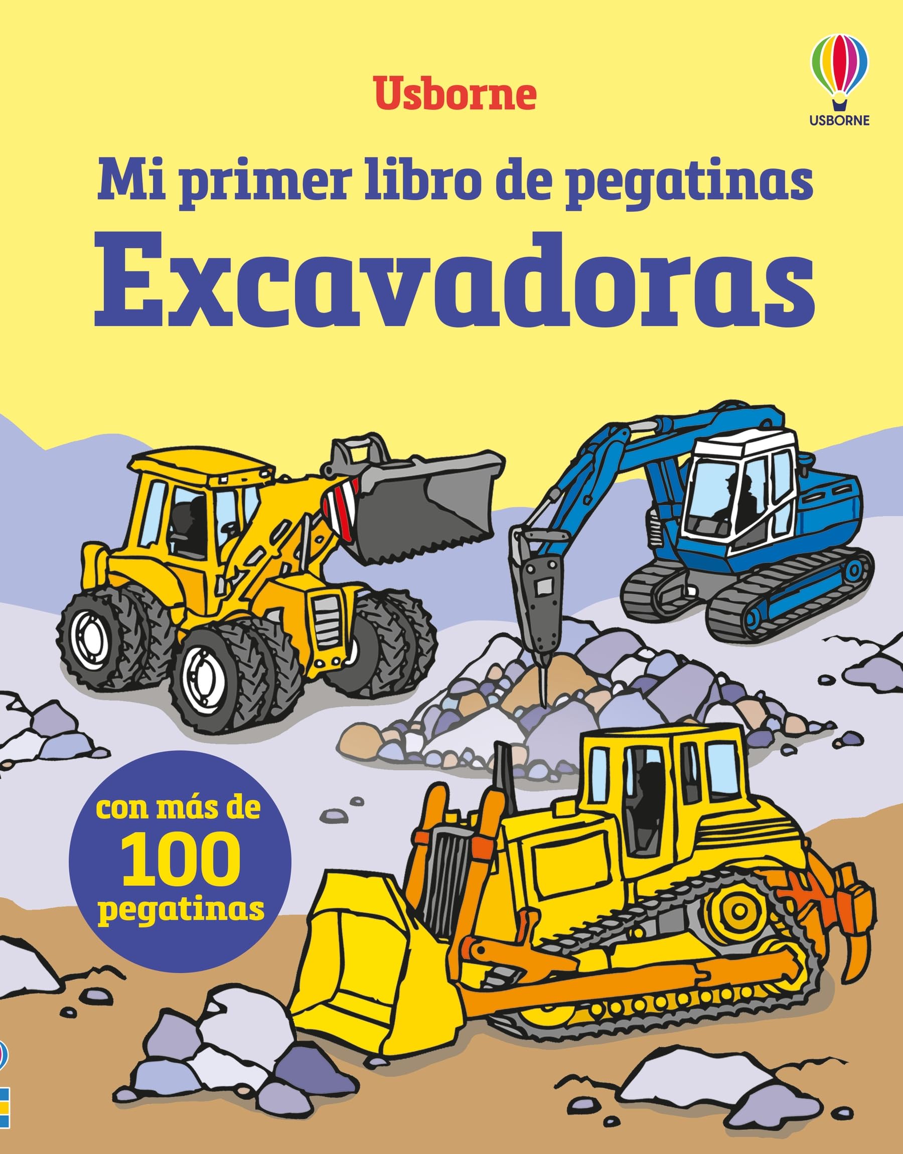 Libro: Excavadoras (Mi primer libro de pegatinas)