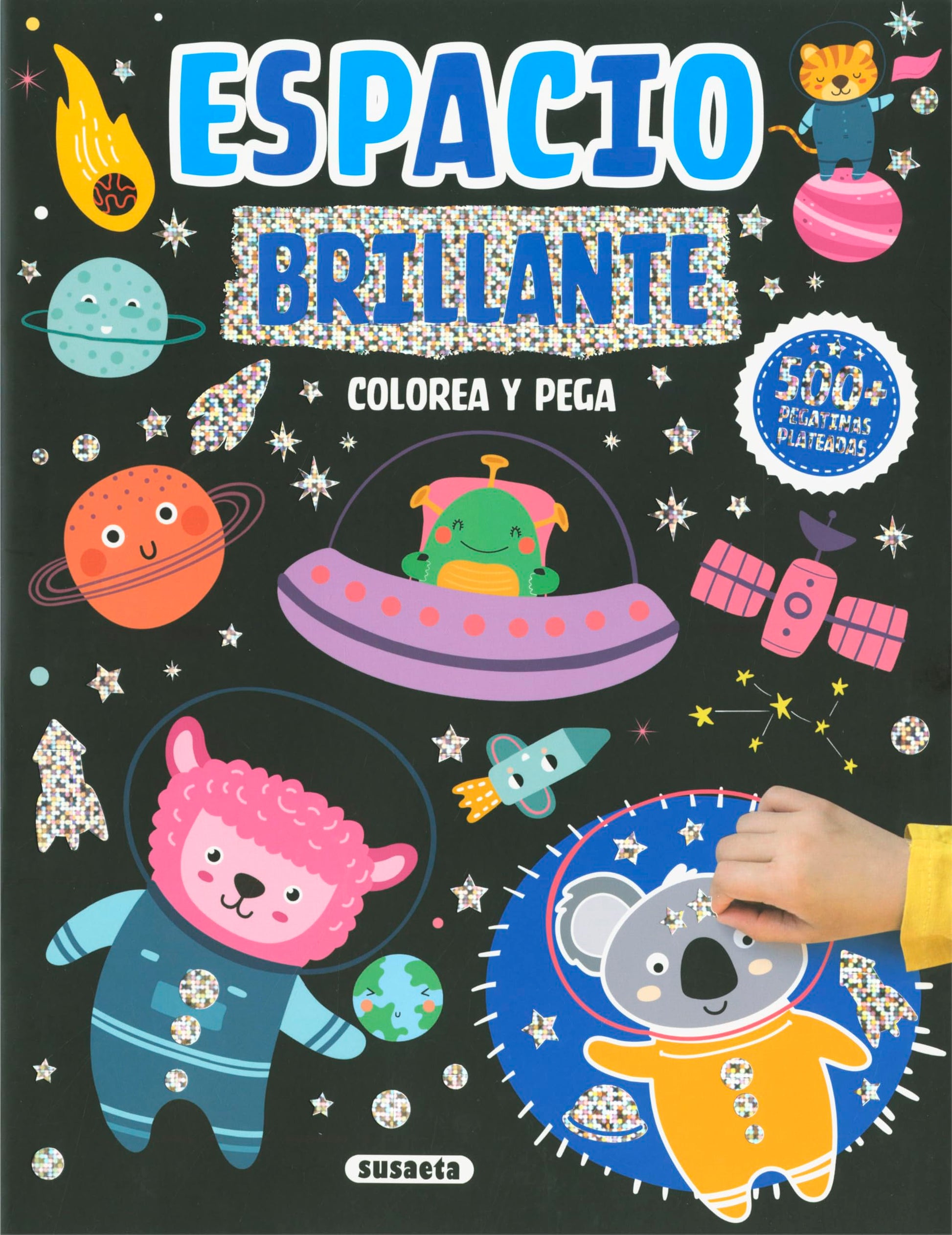 Libro: Susaeta - Espacio brillante (Pegatinas plateadas)
