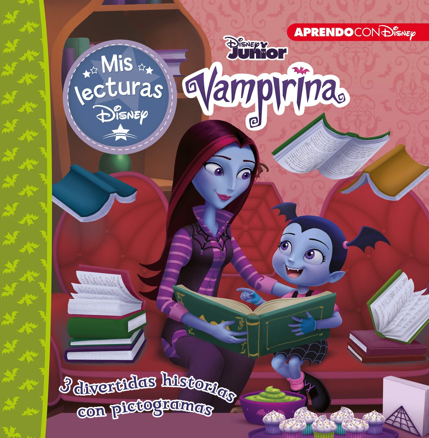 Libro: Vampirina. Mis lecturas Disney (Disney. Lectoescritura): 3 divertidas historias con pictogramas: Las chicas Lúgubrez, Hogar vampi-hogar y Ya llega Halloween (Aprendo con Disney)