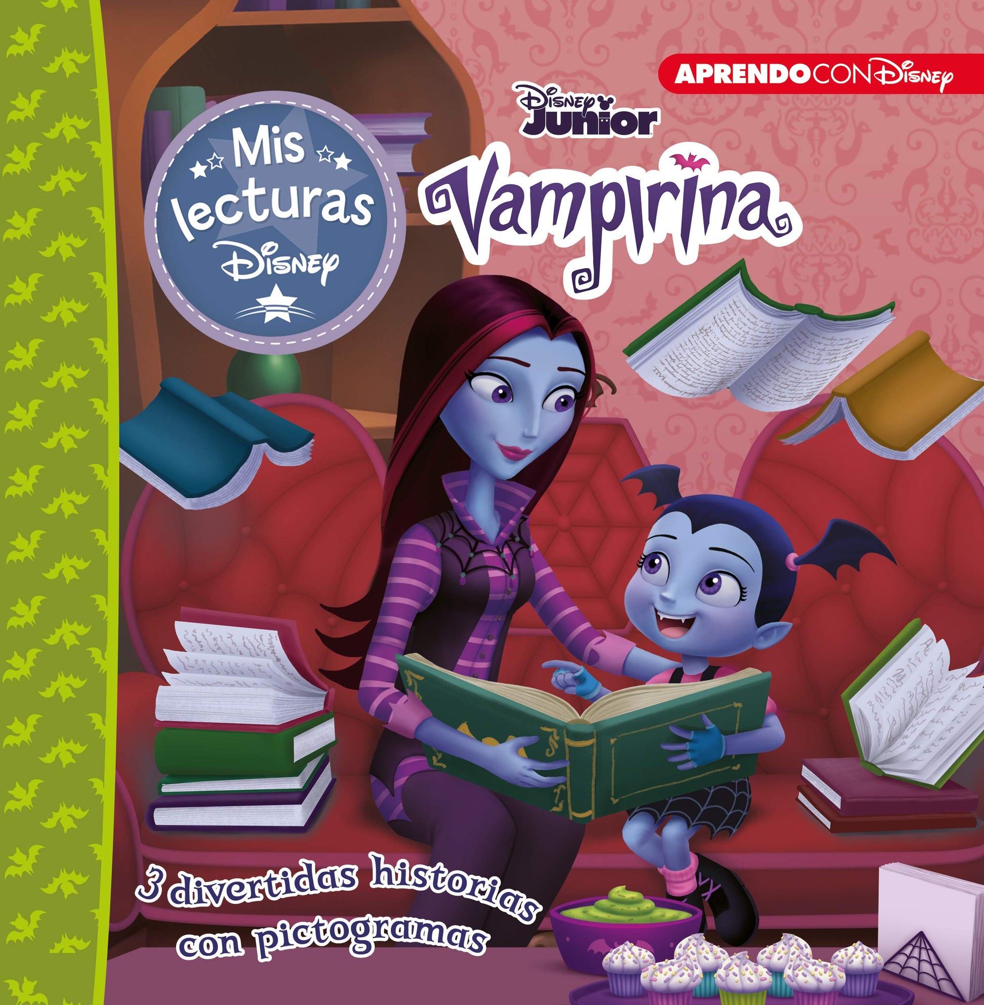 Libro: Vampirina. Mis lecturas Disney (Disney. Lectoescritura): 3 divertidas historias con pictogramas: Las chicas Lúgubrez, Hogar vampi-hogar y Ya llega Halloween (Aprendo con Disney)