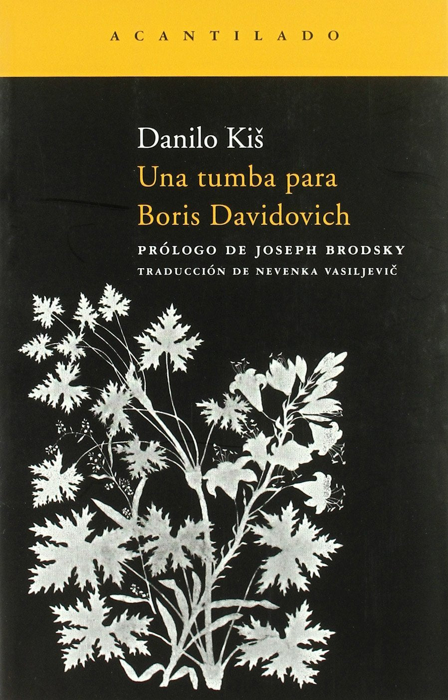 Libro: Una tumba para Boris Davidovich (Spanish Edition)