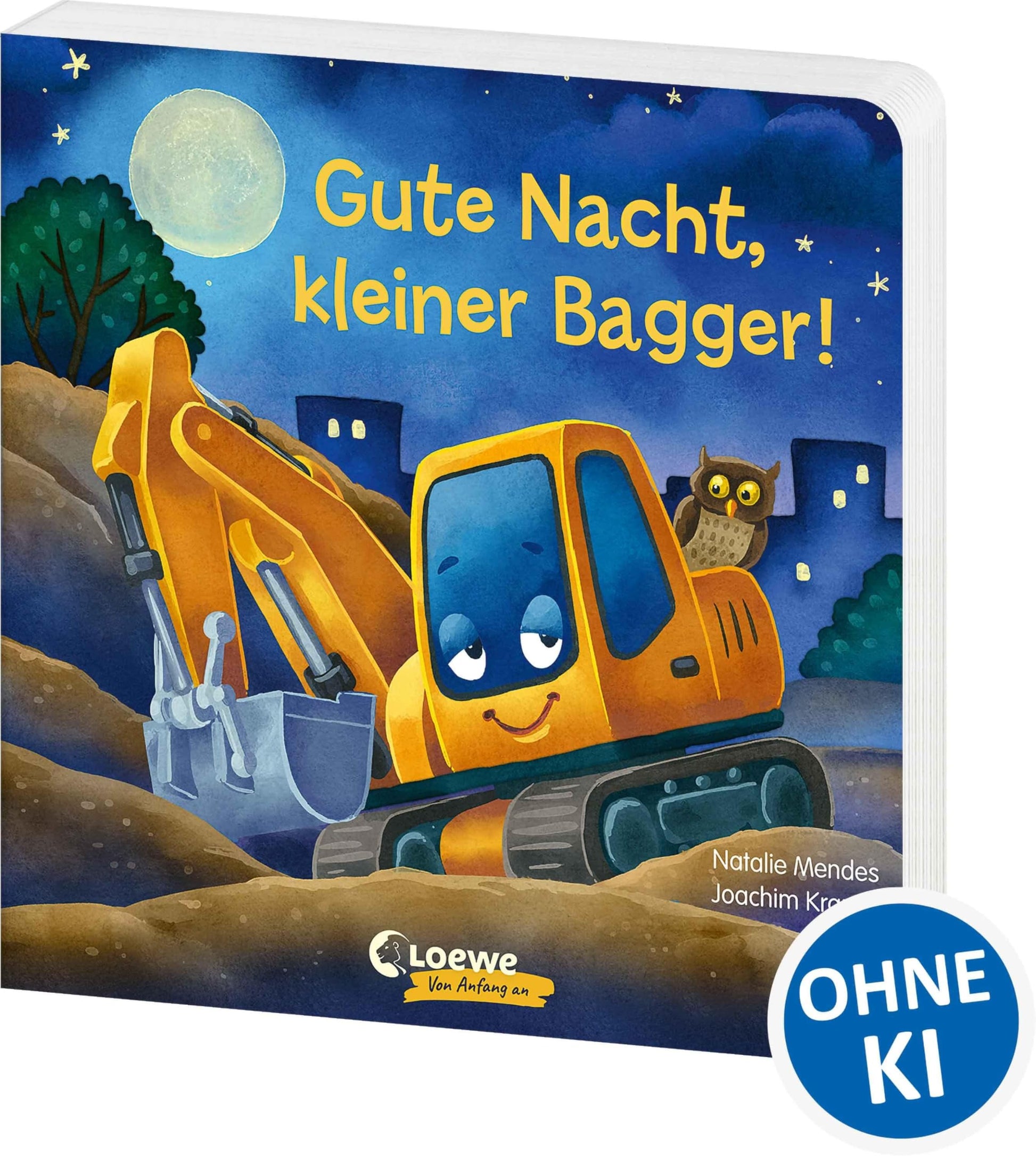 Libro: Gute Nacht, kleiner Bagger!: Gute-Nacht-Geschichte zum besseren Einschlafen für Kinder ab 2 Jahre
