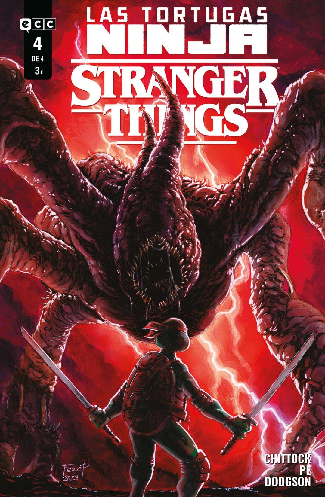Libro: Las Tortugas Ninja/Stranger Things núm. 4 de 4