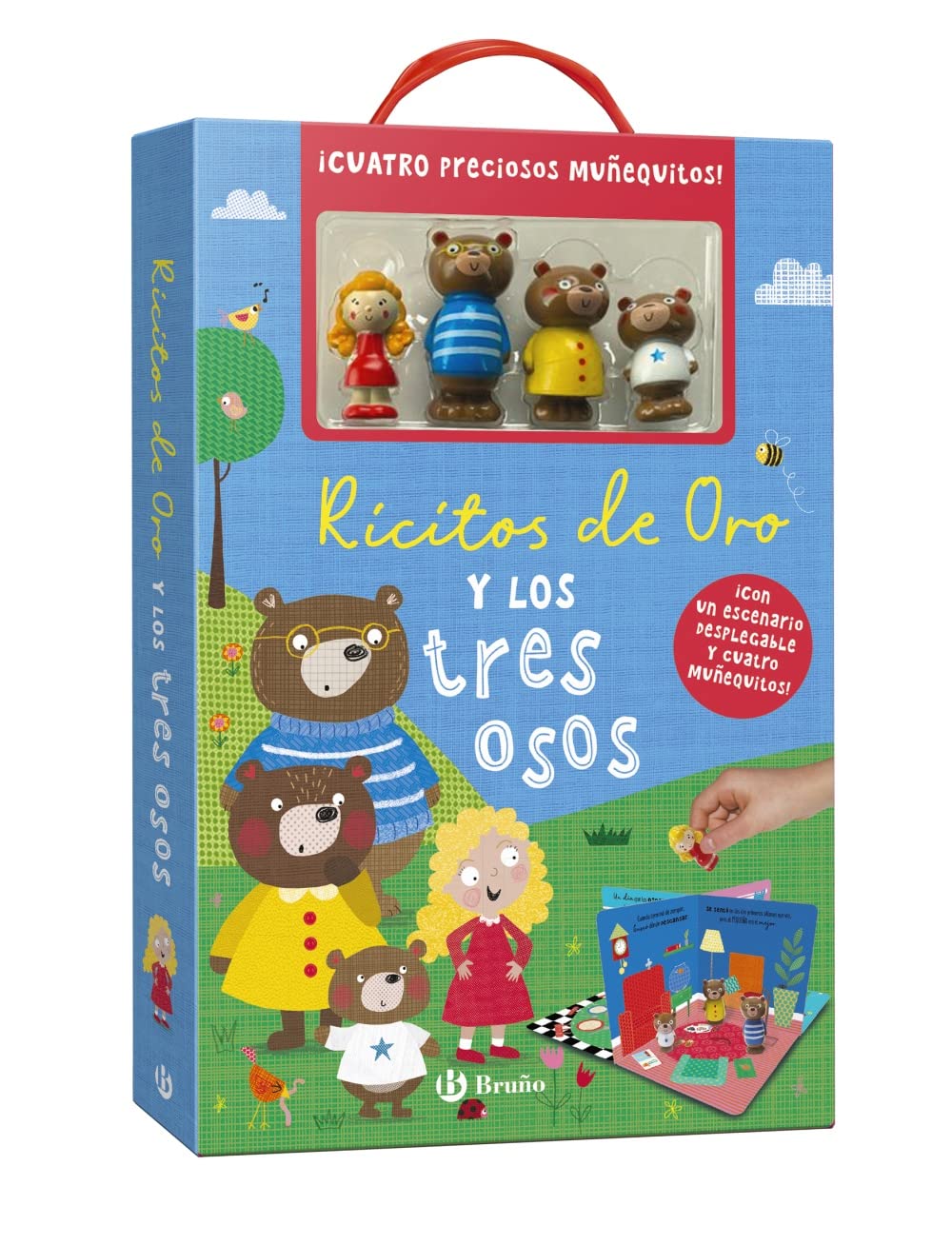 Ricitos de Oro y los tres osos (Castellano - A PARTIR DE 3 AÑOS - MANIPULATIVOS (LIBROS PARA TOCAR, JUGAR Y PINTAR), POP-UPS - Otros libros)
