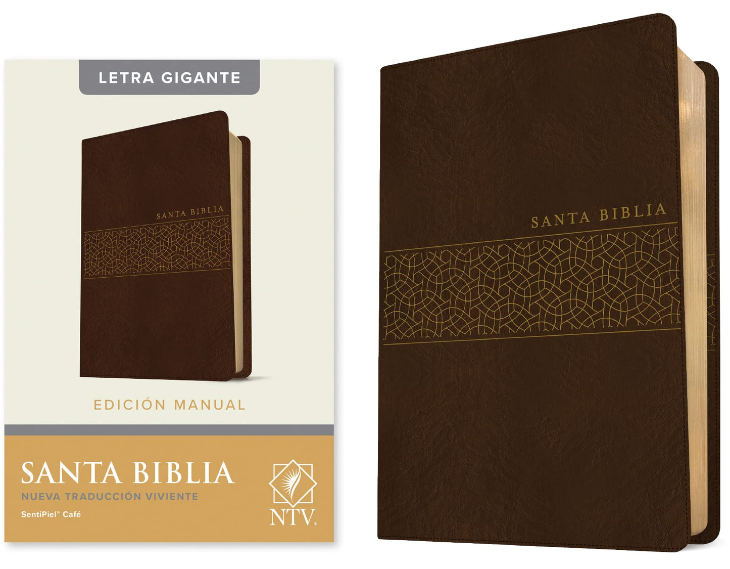 Libro: Santa Biblia NTV, Edición manual, letra gigante (SentiPiel, Café, Letra Roja) (Spanish Edition)