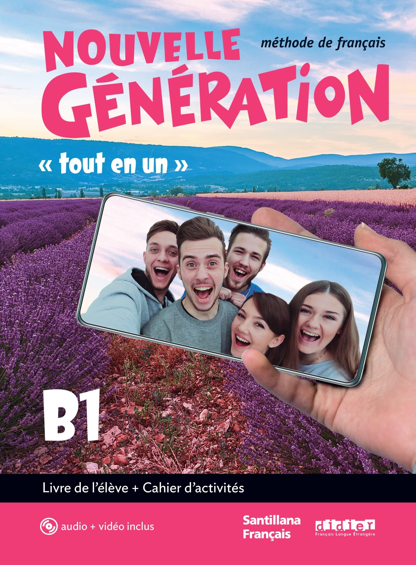 Libro: NOUVELLE GENERATION B1 LIVRE/EXERCICES+CD+DVD