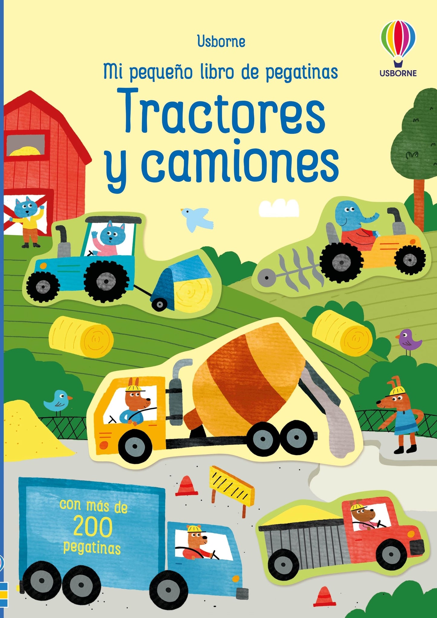tractores y camiones (Mi pequeño libro de pegatinas)