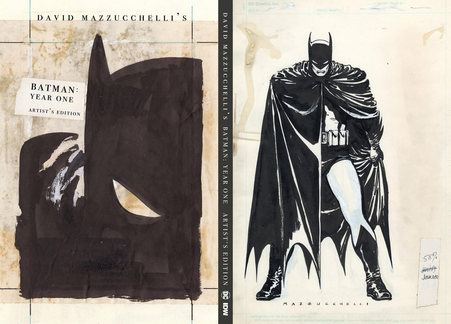 Libro: David Mazzucchelli's Batman Year One Artist's Edition