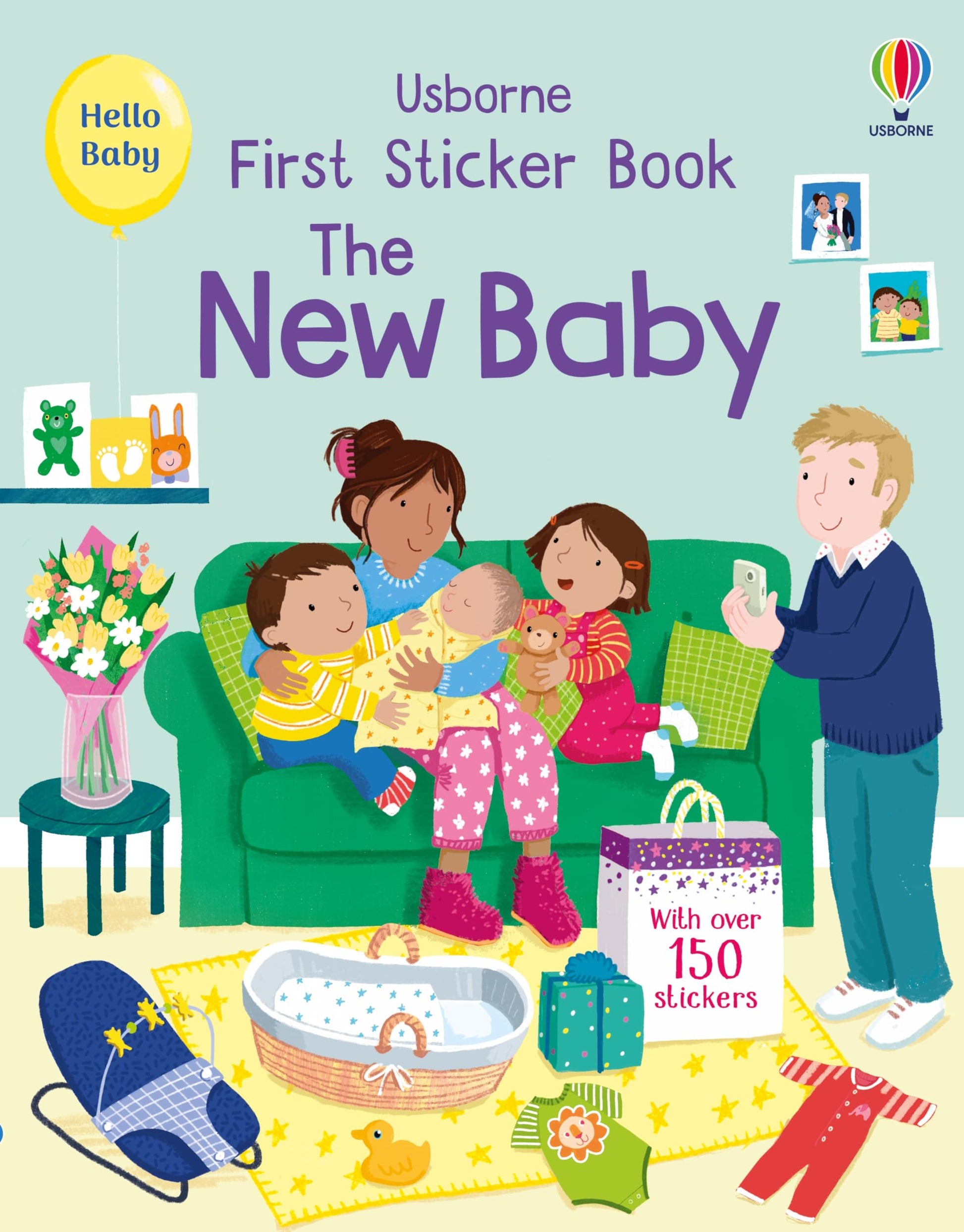 Libro: Usborne First Sticker Book The New Baby (First Sticker Books).