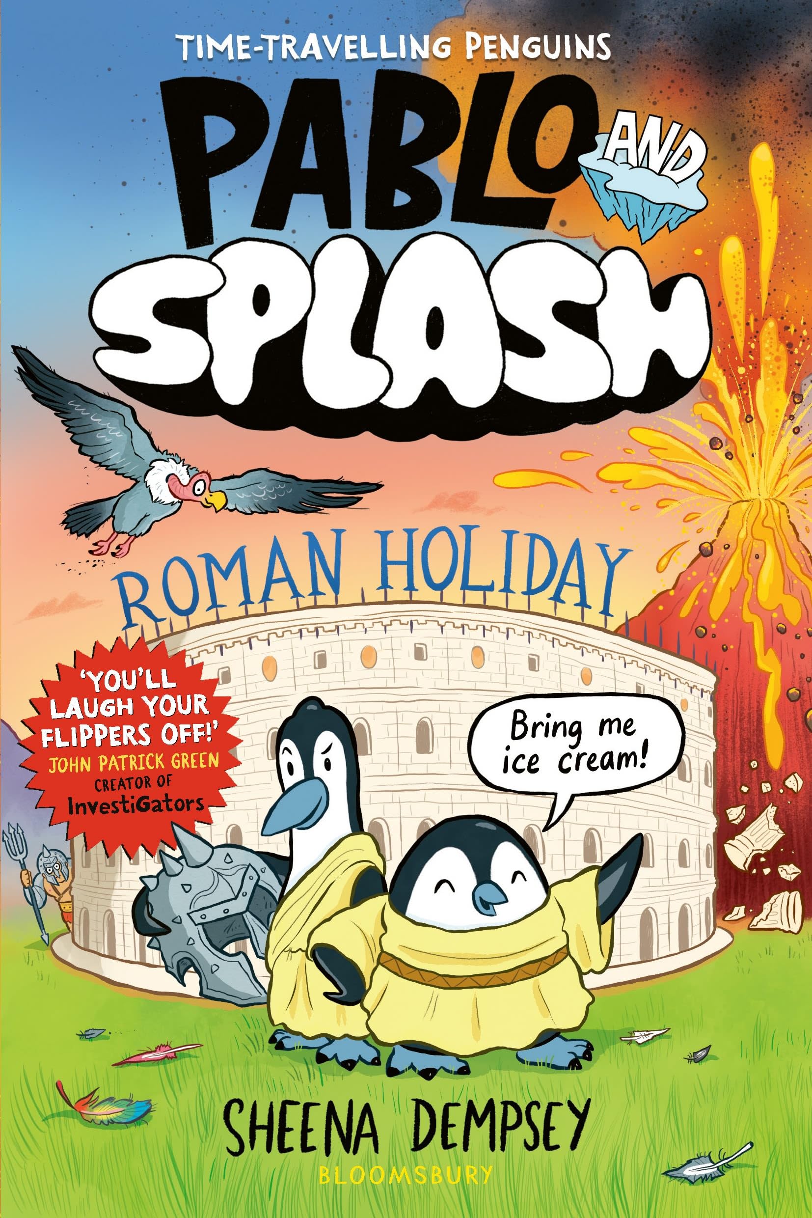 Libro: Pablo and Splash: Roman Holiday: The hilarious kids' graphic novel series about time-travelling penguins