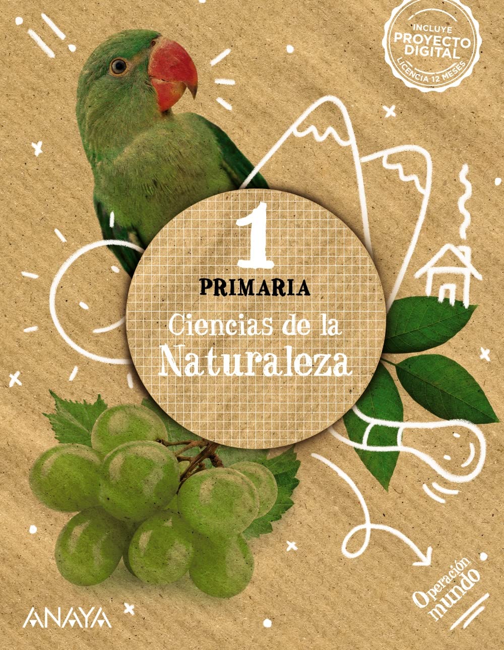 Libro: Ciencias de la Naturaleza 1. Cuadrícula.