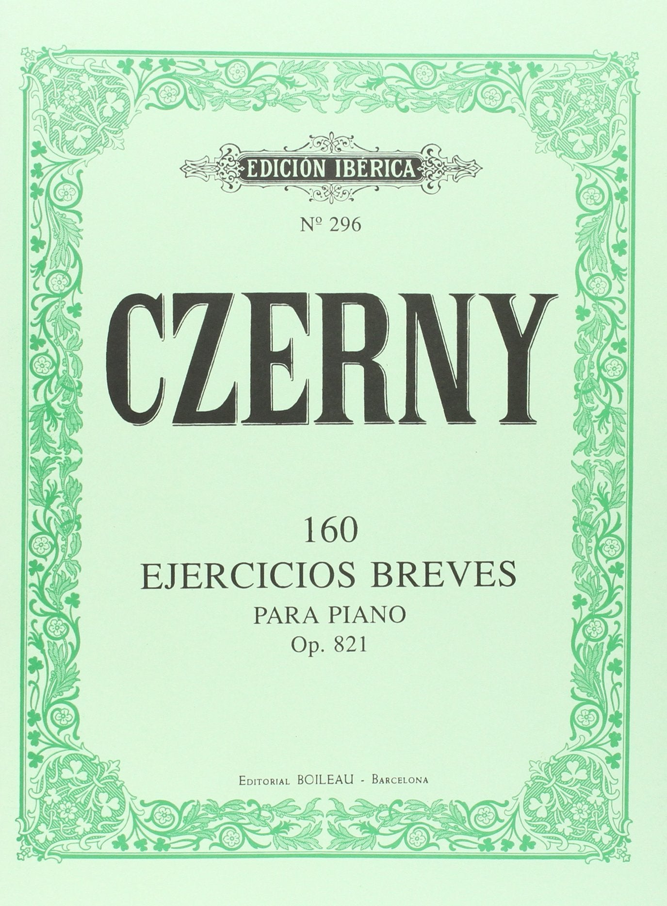 Libro: 160 Ejercicios Breves Op.821
