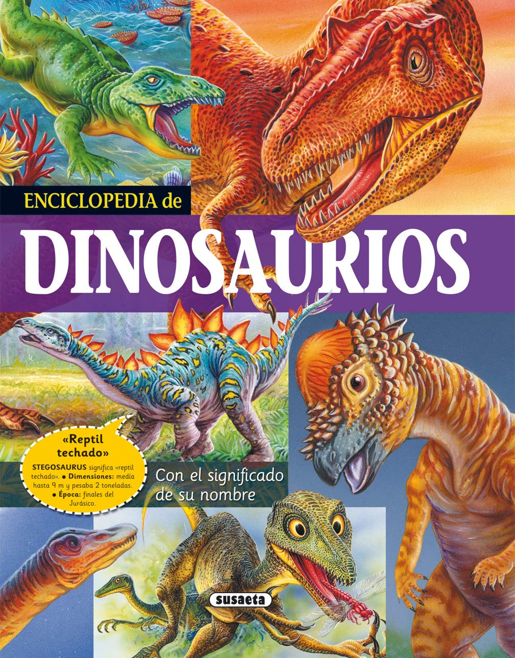 Libro: Enciclopedia de dinosaurios: Con El Significado de Su Nombre (Biblioteca esencial)