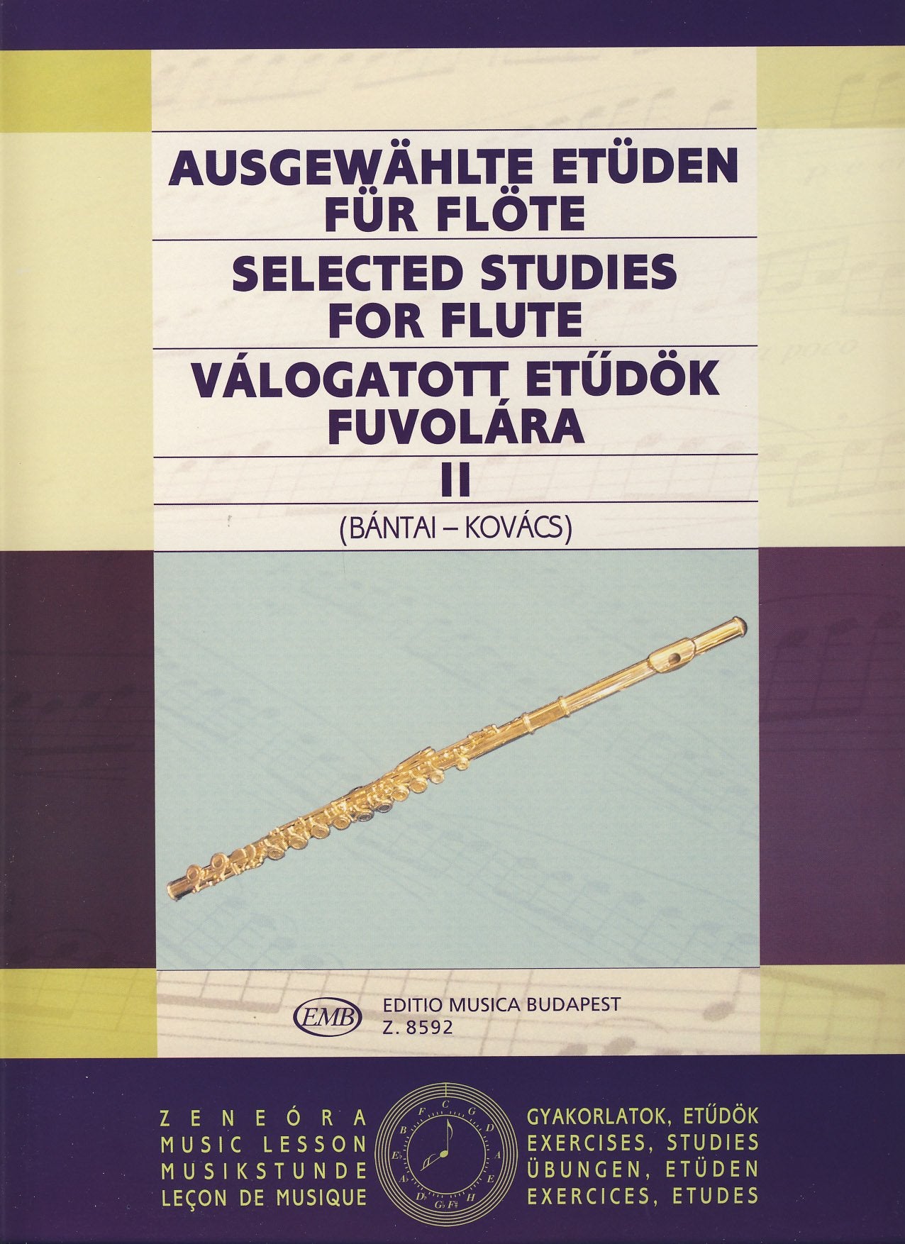 Libro: BANTAI y KOVACS - Estudios Selectos Vol.2 para Flauta