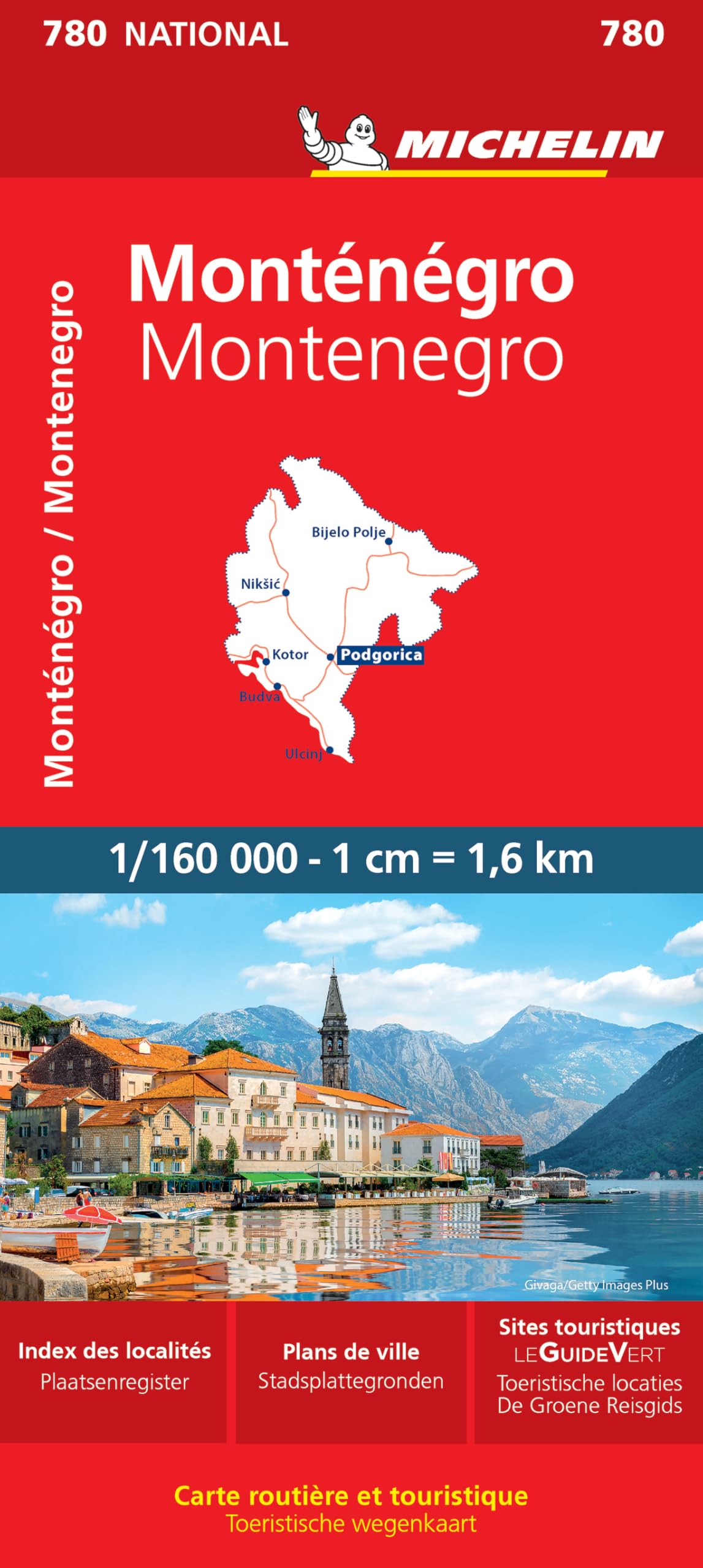 Libro: Carte Nationale Montenegro: 780