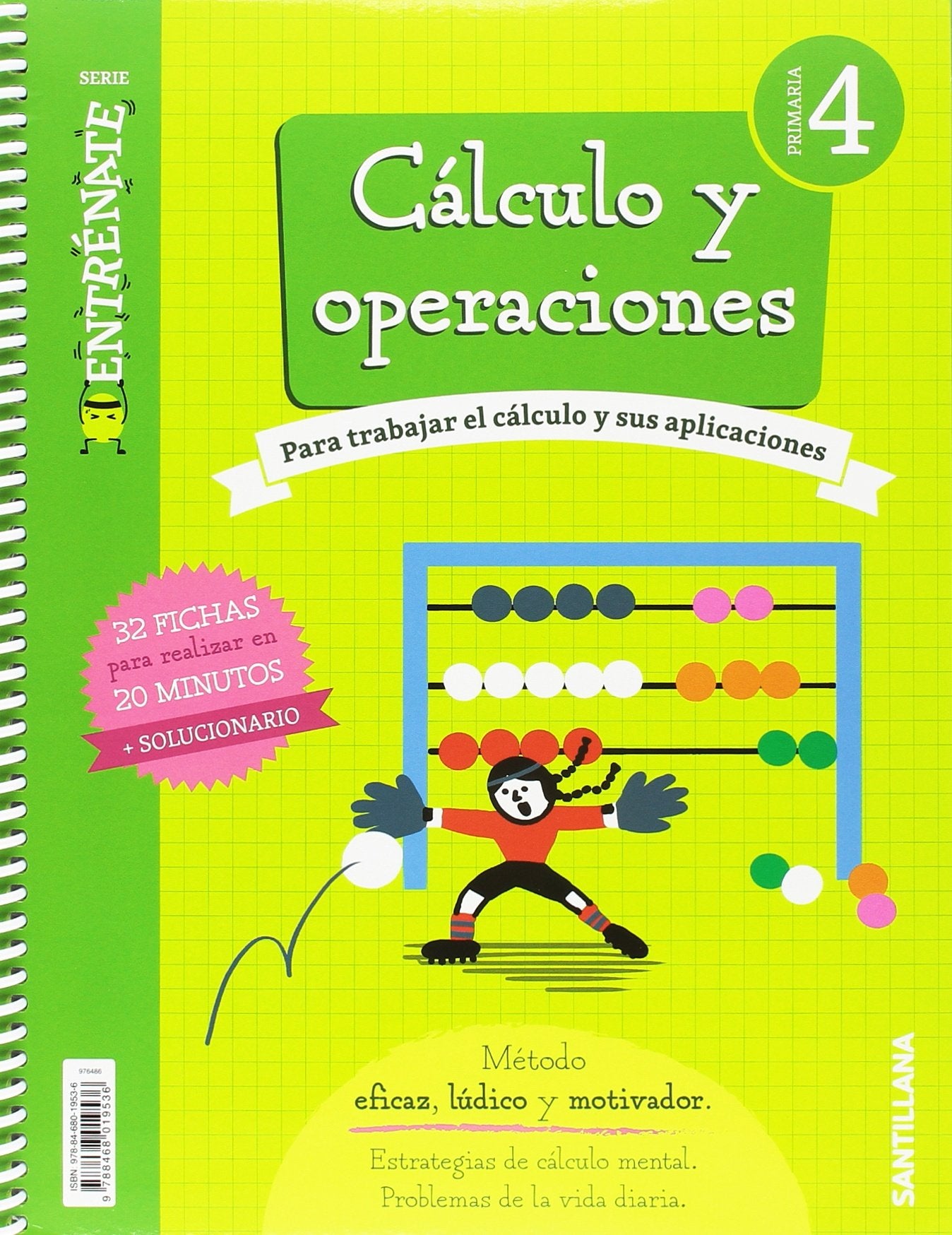 Libro: CUADERNO CALCULO SERIE ENTRENATE 4 PRIMARIA
