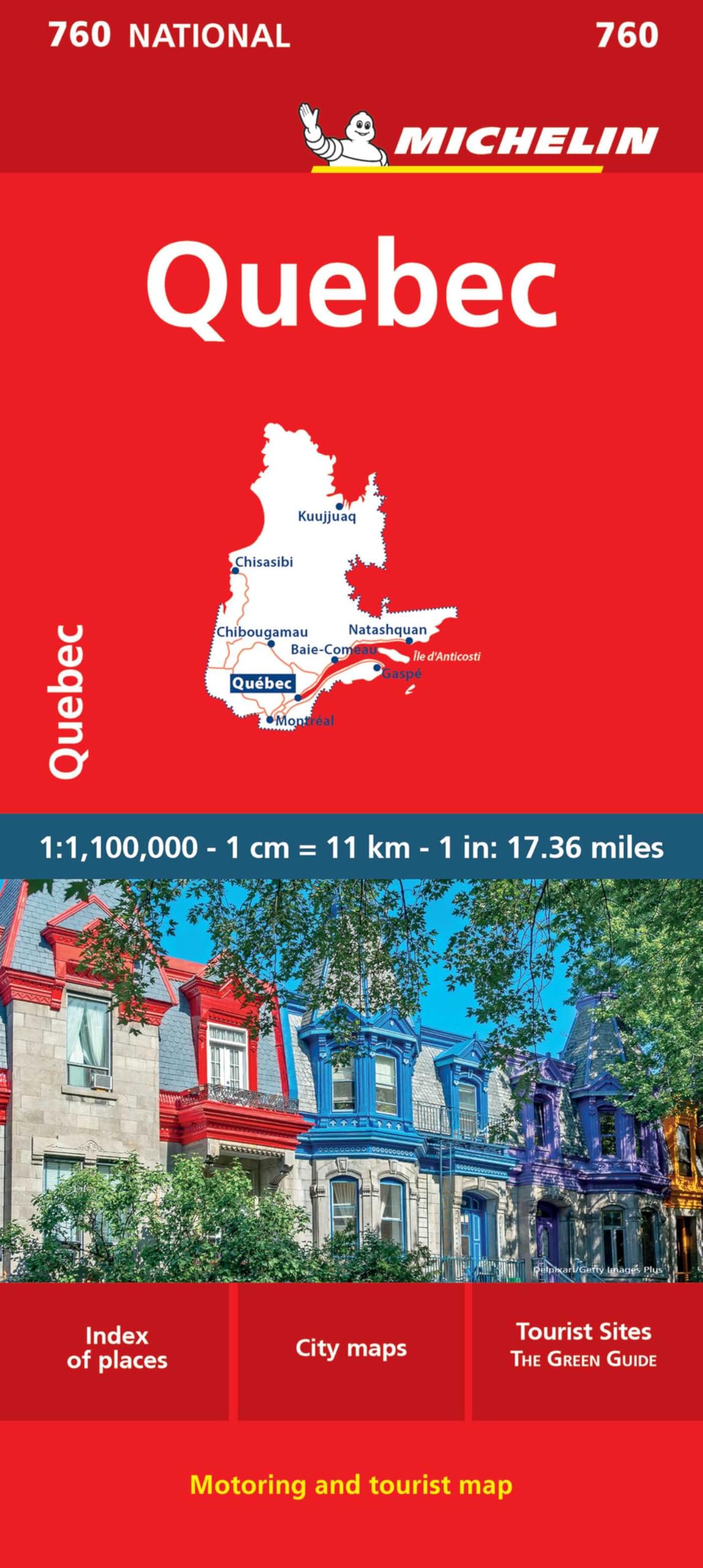 Libro: Provincia del Québec 1:1.100.000 (Carte nazionali)