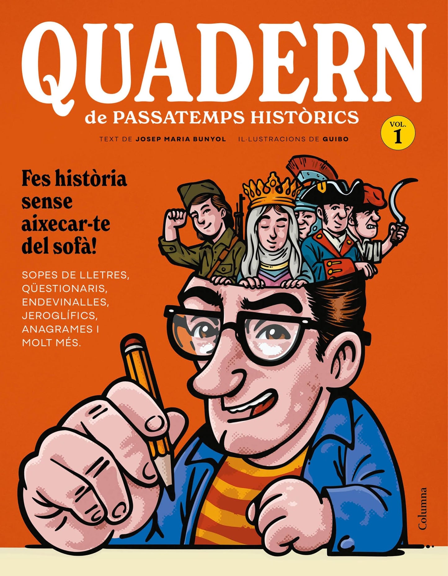 Libro: Quadern de passatemps històrics (NO FICCIÓ COLUMNA)