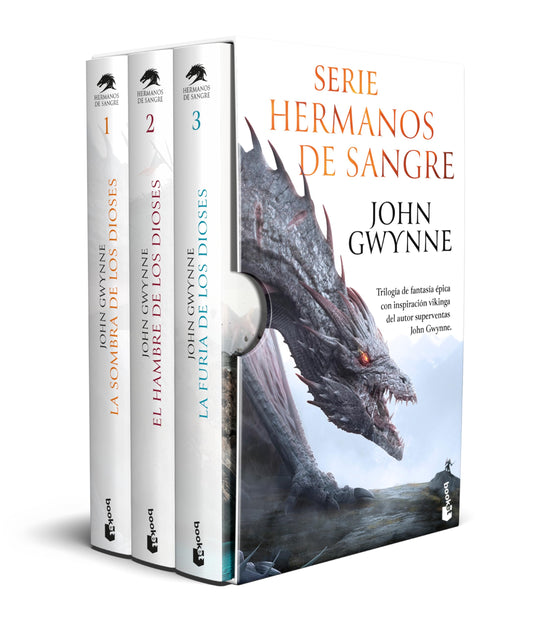 Estuche Hermanos de sangre: Incluye La sombra de los dioses, El hambre de los dioses y La furia de los dioses (Literatura fantástica)