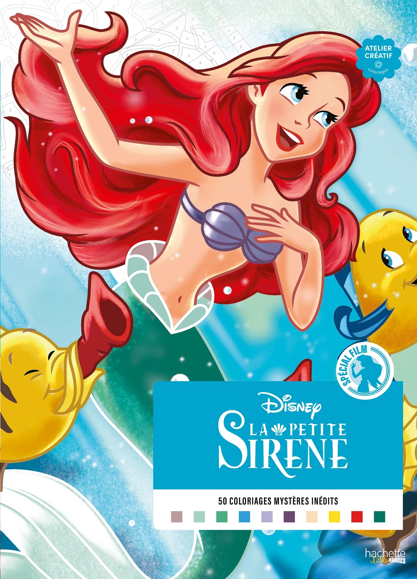 Libro: La Petite Sirène: 50 coloriages mystères inédits