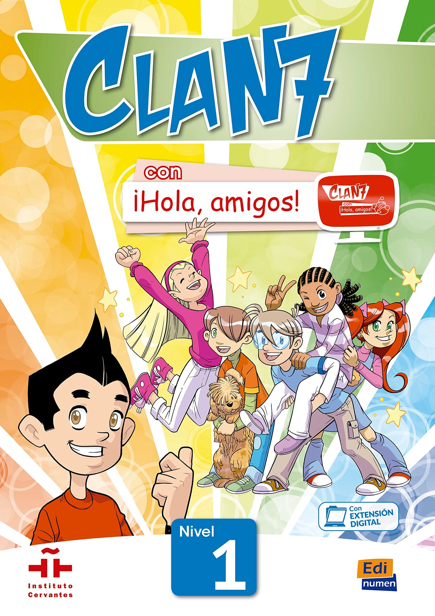 Libro: CLAN 7- HOLA AMIGOS! 1 - Student Print Edition plus 1 year Online Premium access (all digital included) (Spanish Edition)