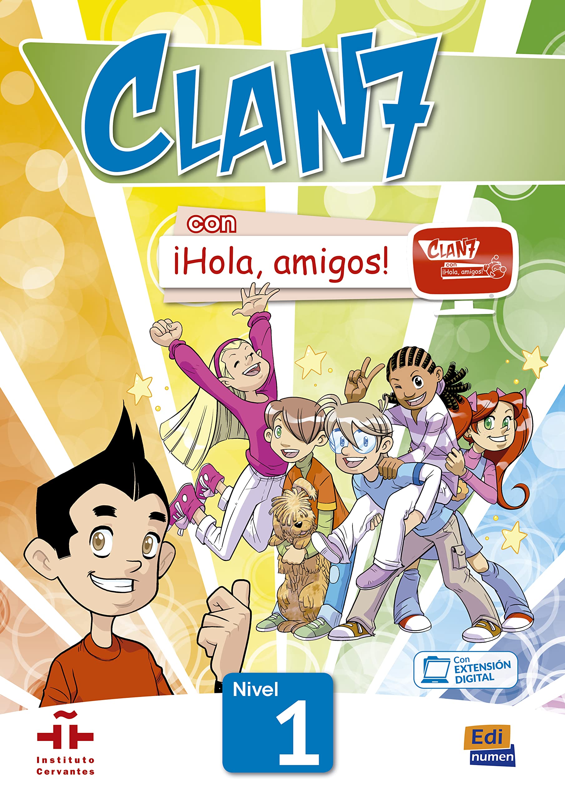 Libro: CLAN 7- HOLA AMIGOS! 1 - Student Print Edition plus 1 year Online Premium access (all digital included) (Spanish Edition)