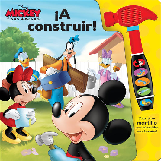 A CONSTRUIR! LIBRO CON MARTILLO SONORO MICKEY (HAMMER MD)