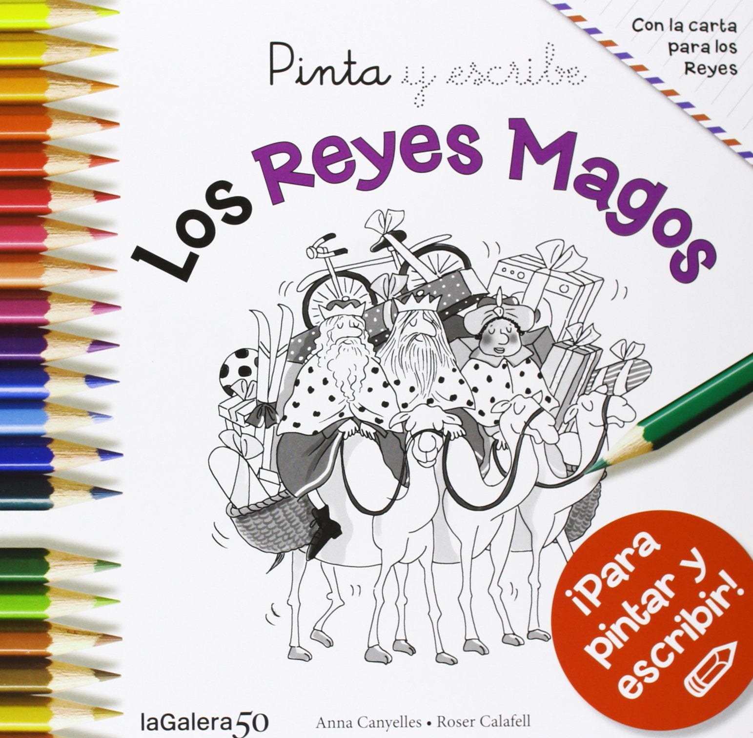 Libro: Pinta y escribe los Reyes Magos