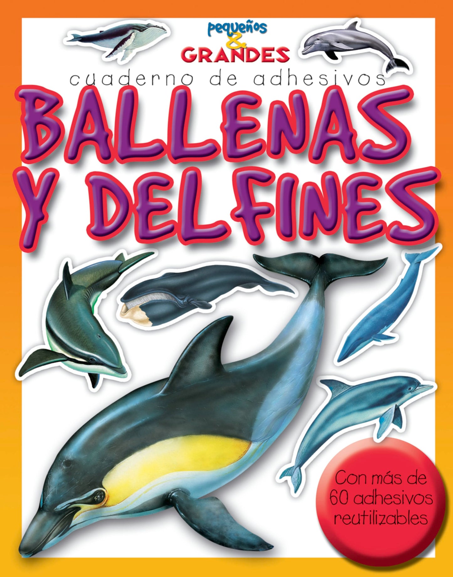 Libro: Ballenas y delfines (Pequeños & Grandes cuadernos de adhesivos)