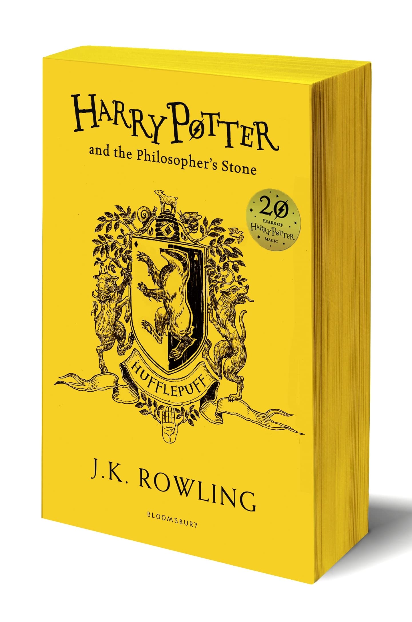 Libro: Harry Potter and The Philosopher's Stone - Hufflepuff Edition (Broche)