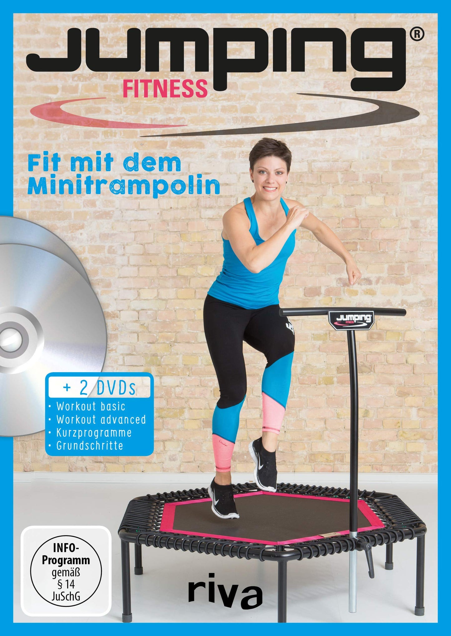 Libro: Jumping Fitness - basic & advanced: Fit mit dem Minitrampolin. Mit 2 DVDs