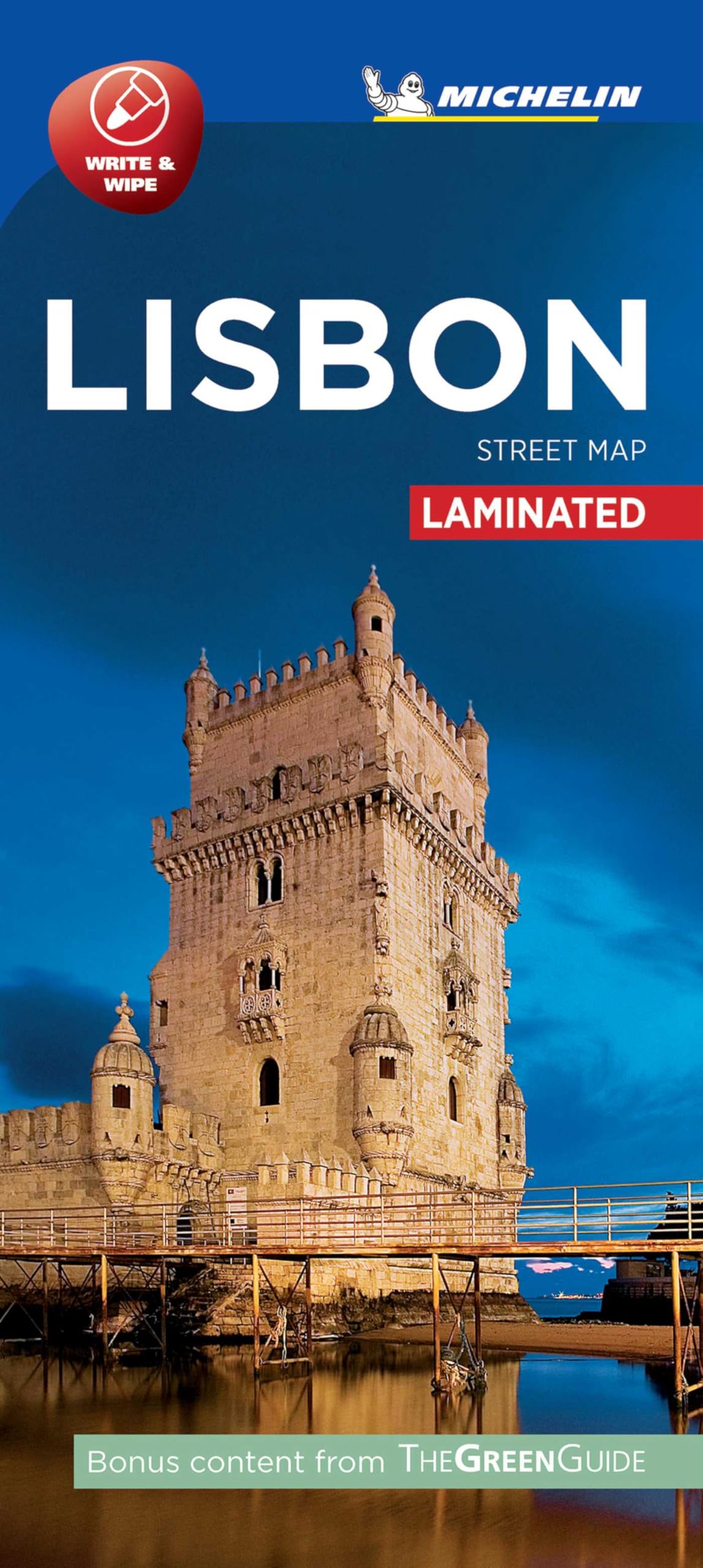 Libro: Michelin Lisbon City Map - Laminated (Michelin Write & Wipe)