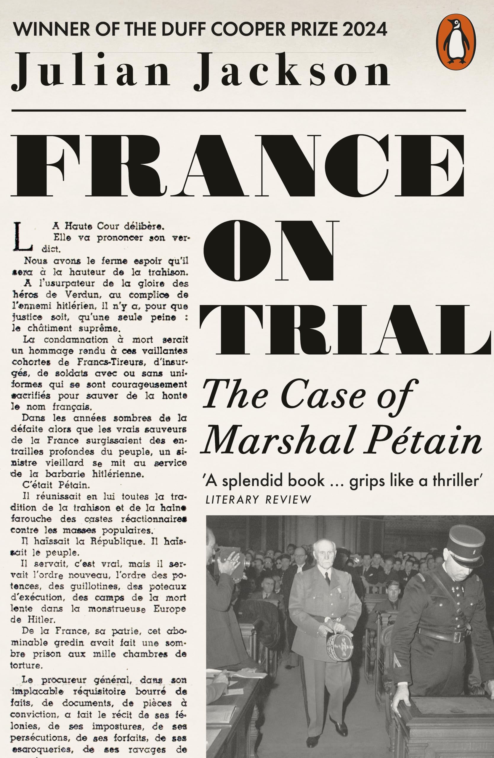 Libro: France on Trial : The Case of Marshal Petain (paperback) /anglais