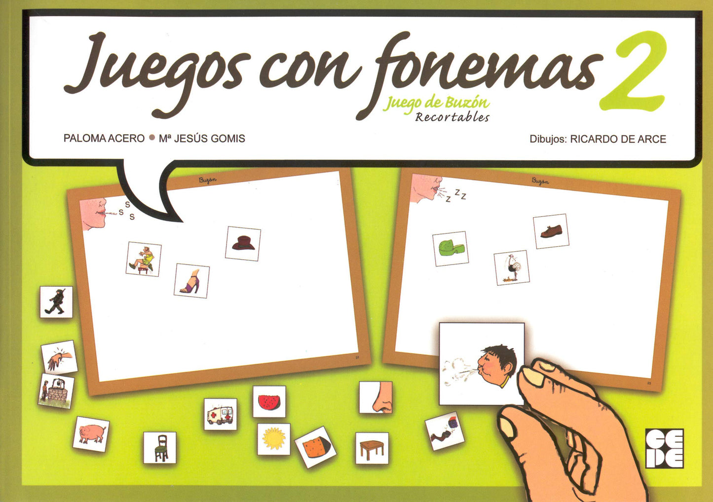 Libro: Juegos con Fonemas 2. Juego del Buzón: 45 (Reeducación logopédica)