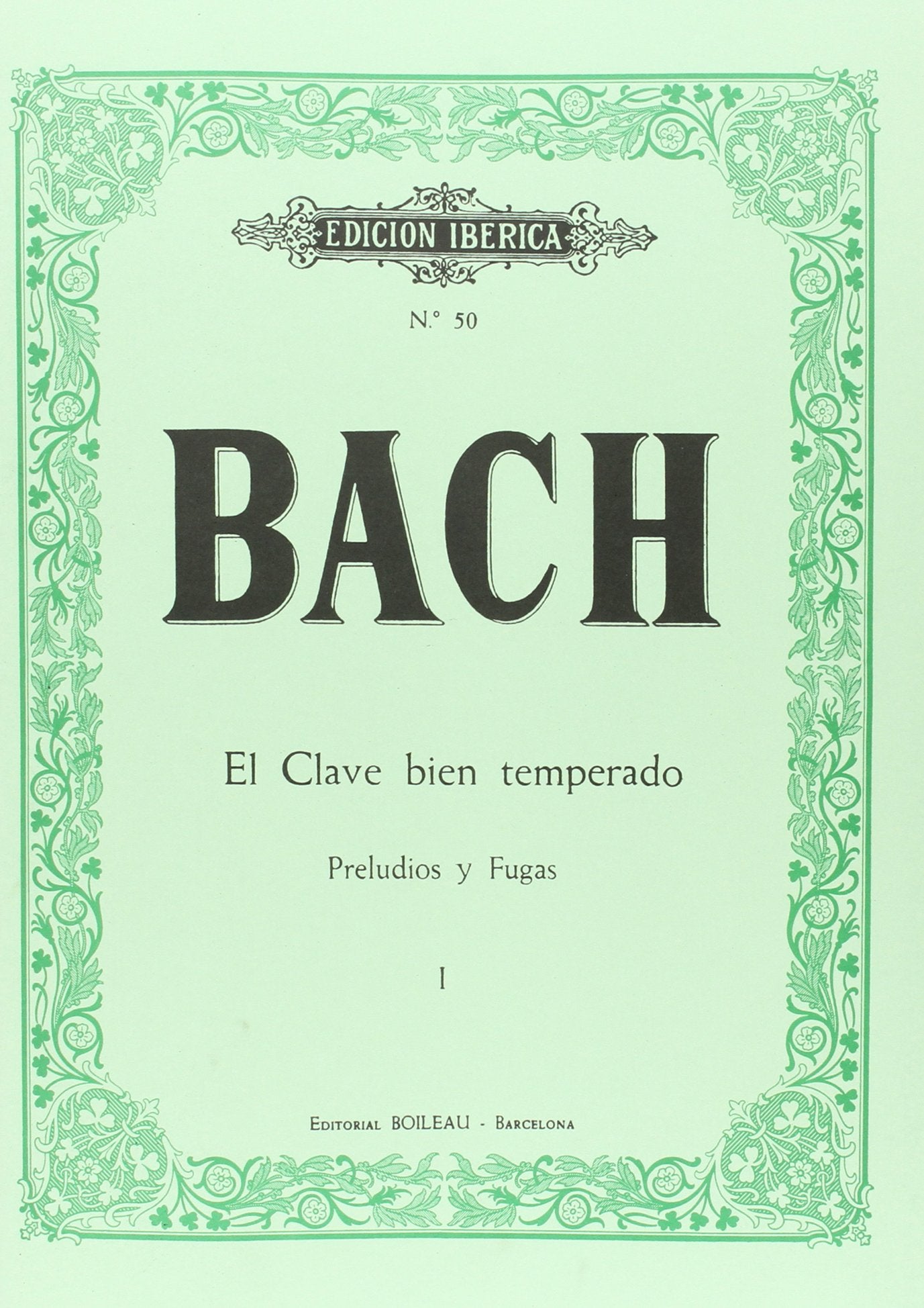 El Clave bien temperado Vol. 1