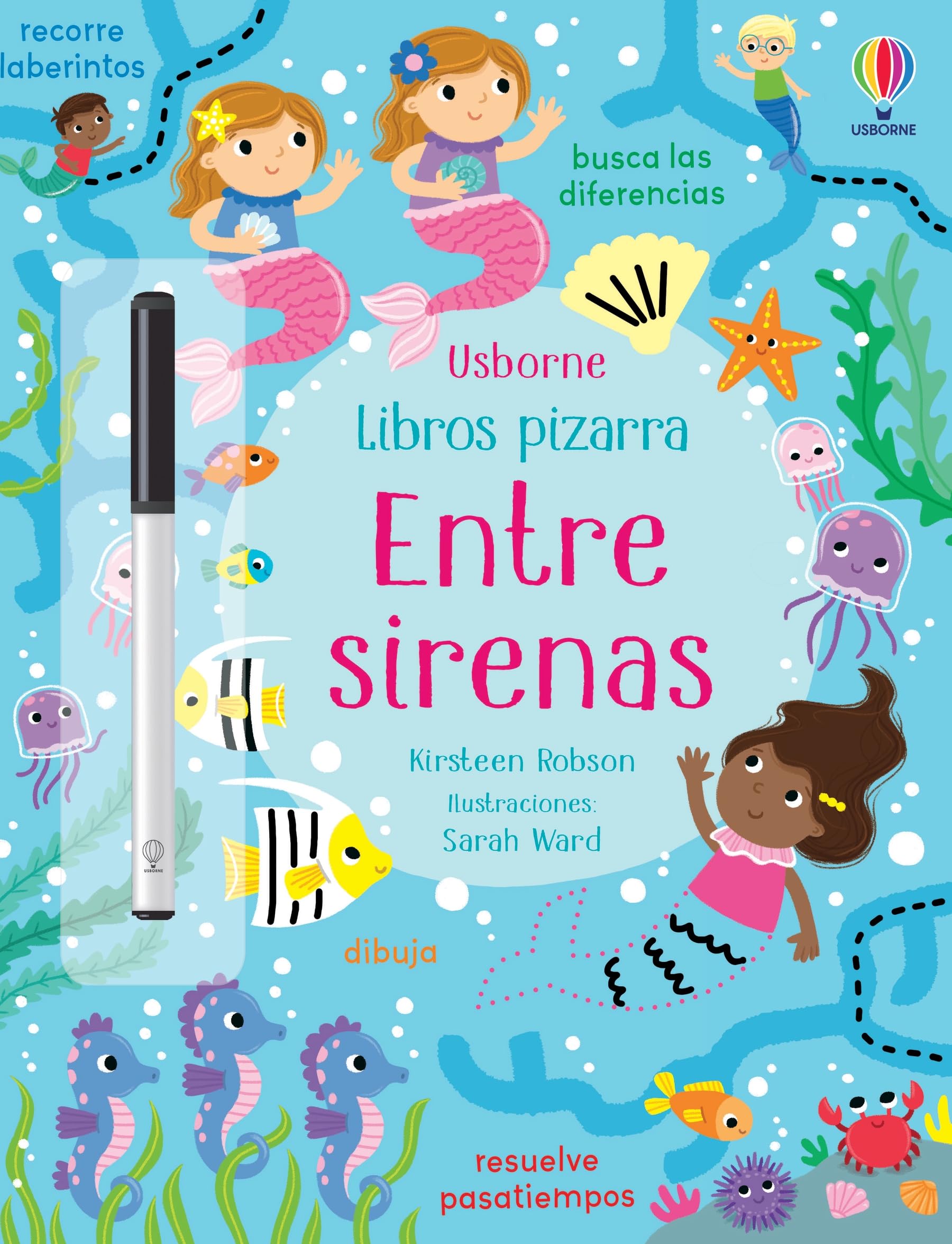 Libro: ENTRE SIRENAS (Libros pizarra con actividades)