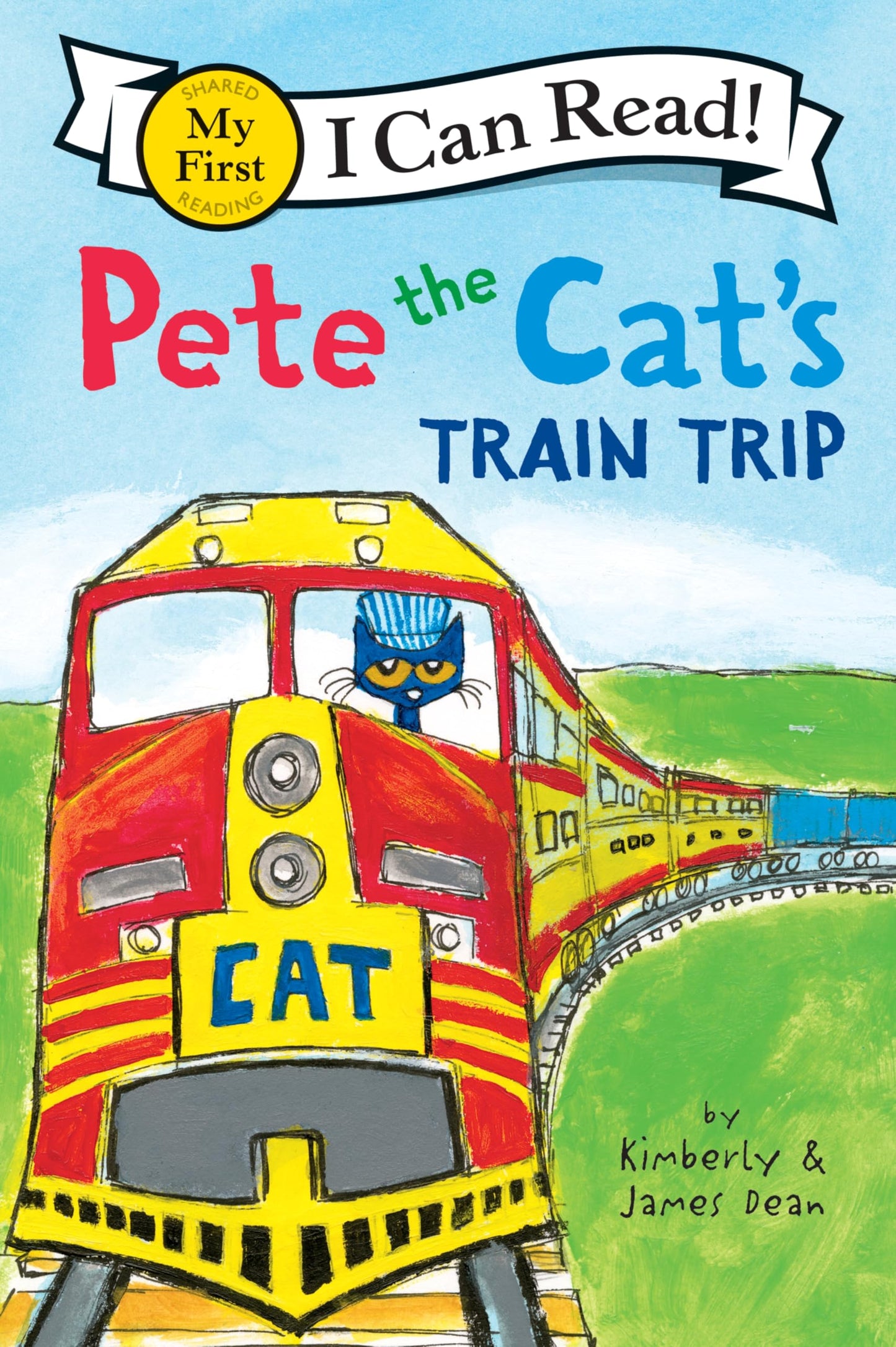 Libro: Pete the Cat's Train Trip: Join Pete the Cat aboard a groovy train ride to Grandma's―honking horns, making friends, and My First I Can Read fun for ages 4-8