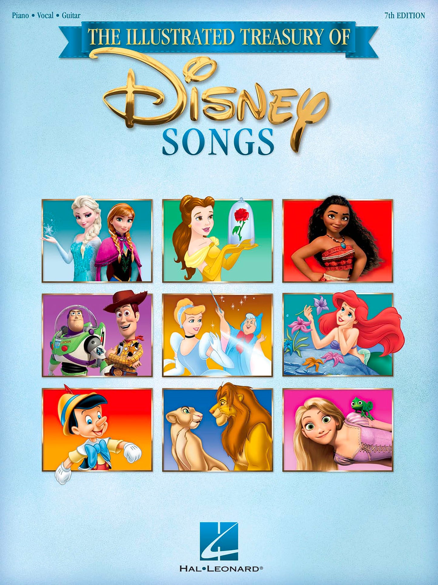 Libro: The Illustrated Treasury of Disney Songs: Piano-vocal-guitar