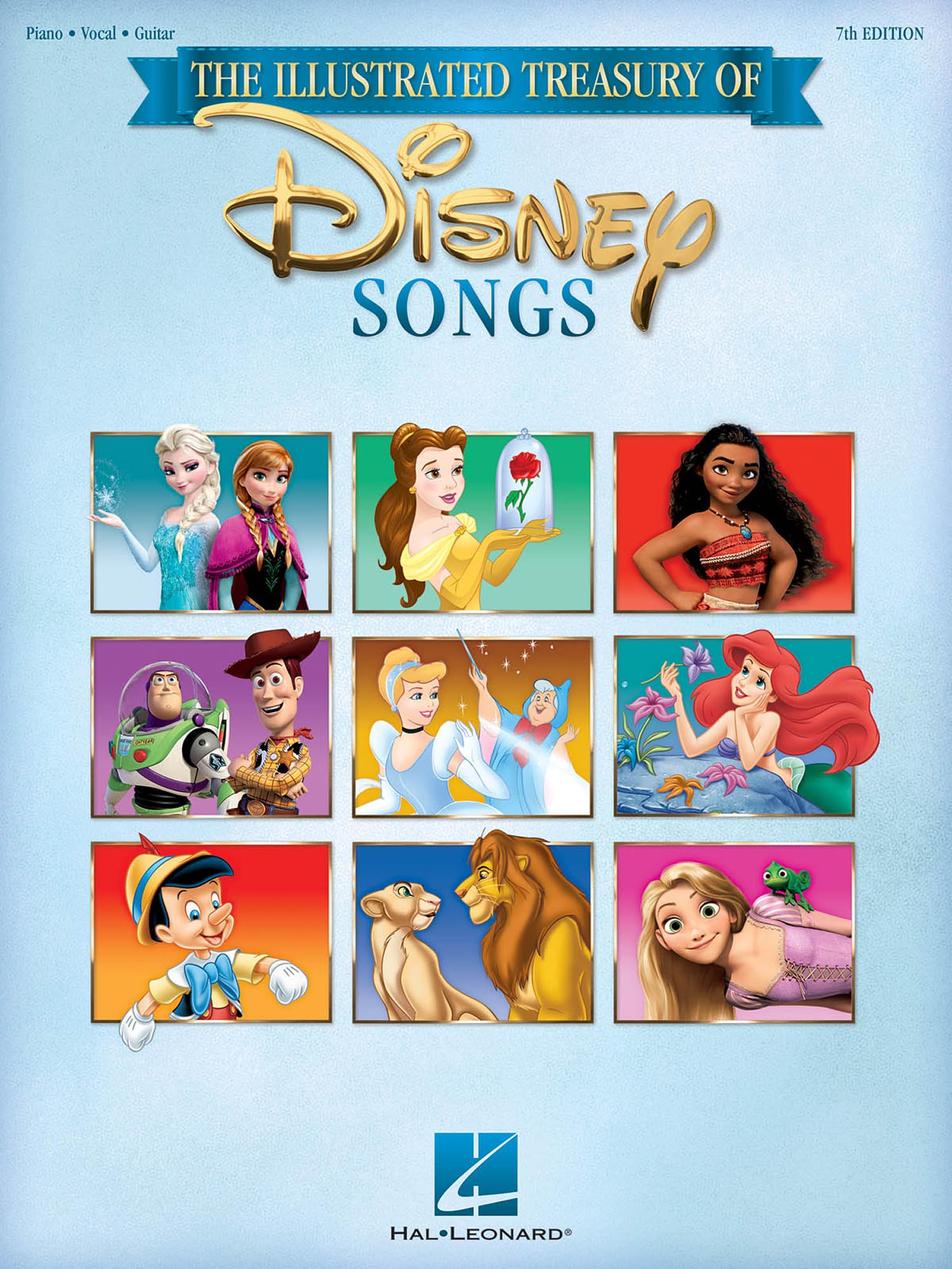Libro: The Illustrated Treasury of Disney Songs: Piano-vocal-guitar