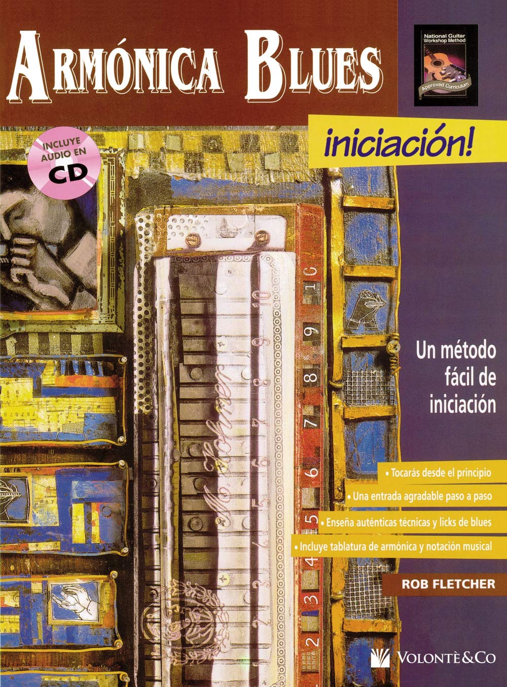 Libro: ARMONICA BLUES + CD (SPANISH EDITION) +CD