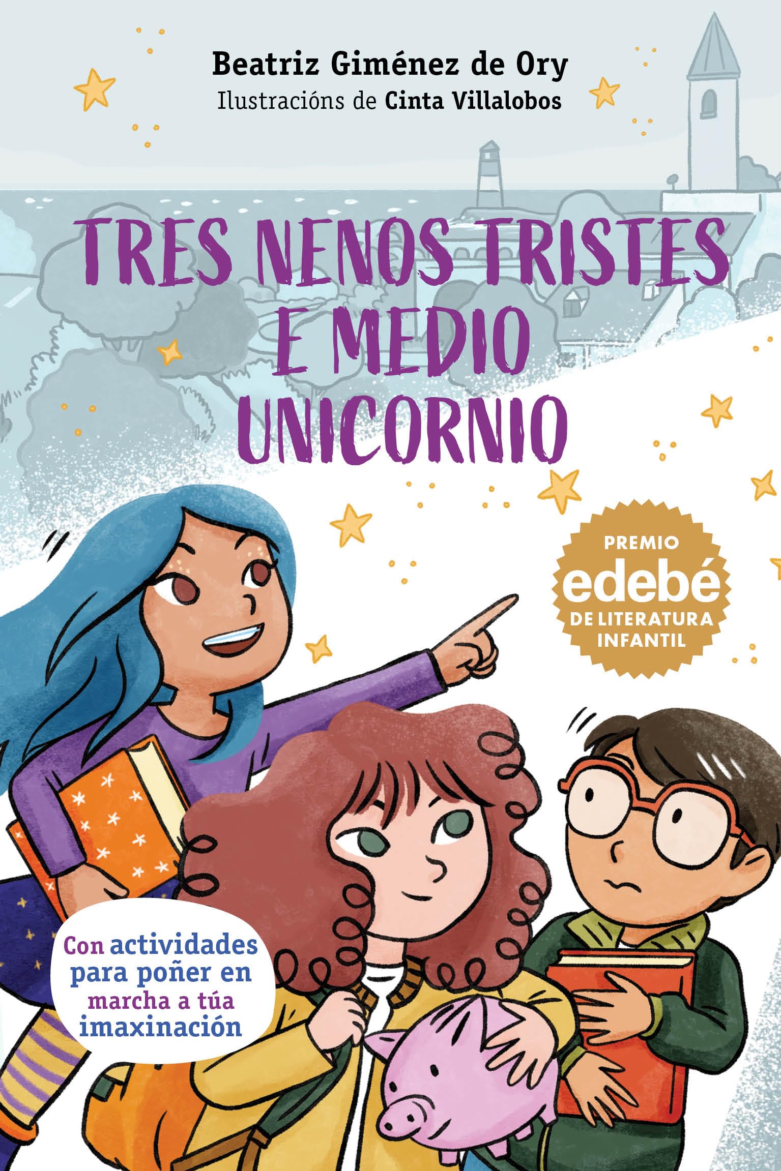 Libro: TRES NENOS TRISTES E MEDIO UNICORNIO