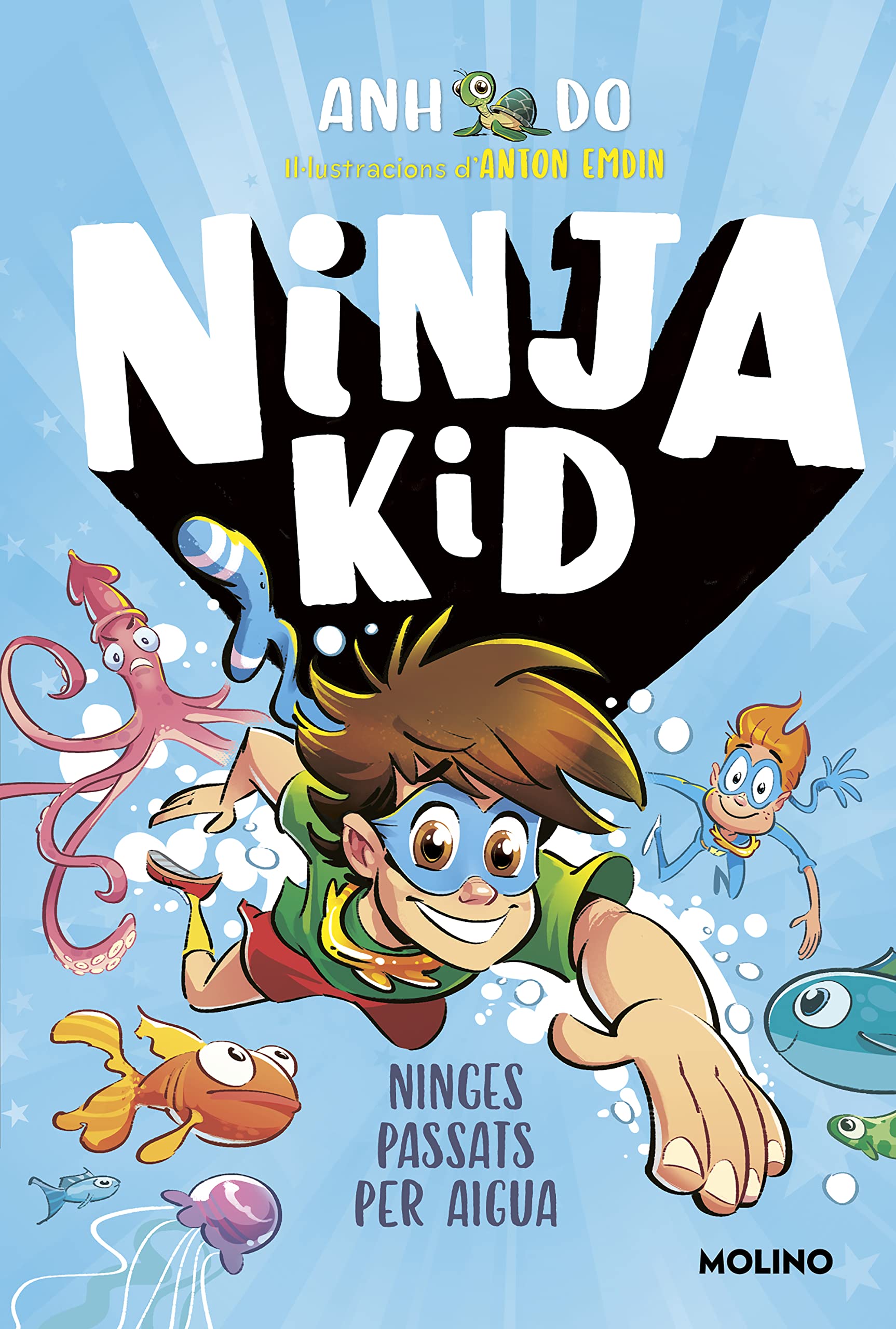 Libro: Sèrie Ninja Kid 9 - Ninges passats per aigua