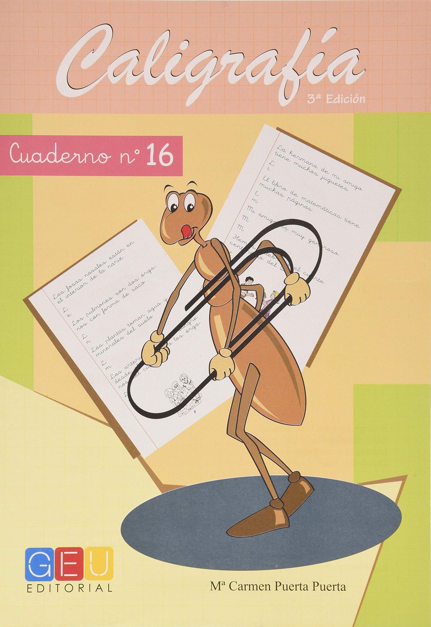 Libro: CALIGRAFIA 16 CUADRICULA G.ELEN0EP