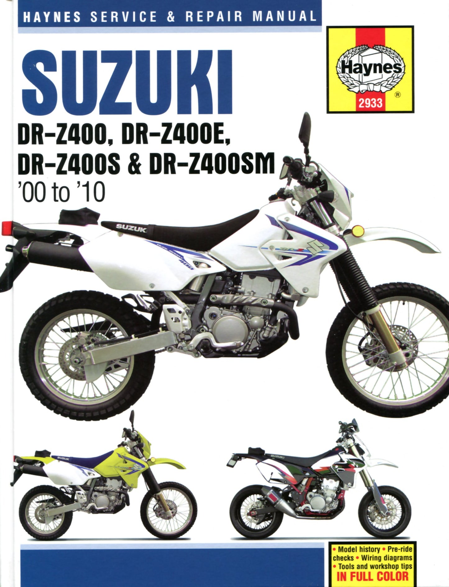 Libro: HM Suzuki DR Z400 2000-2010