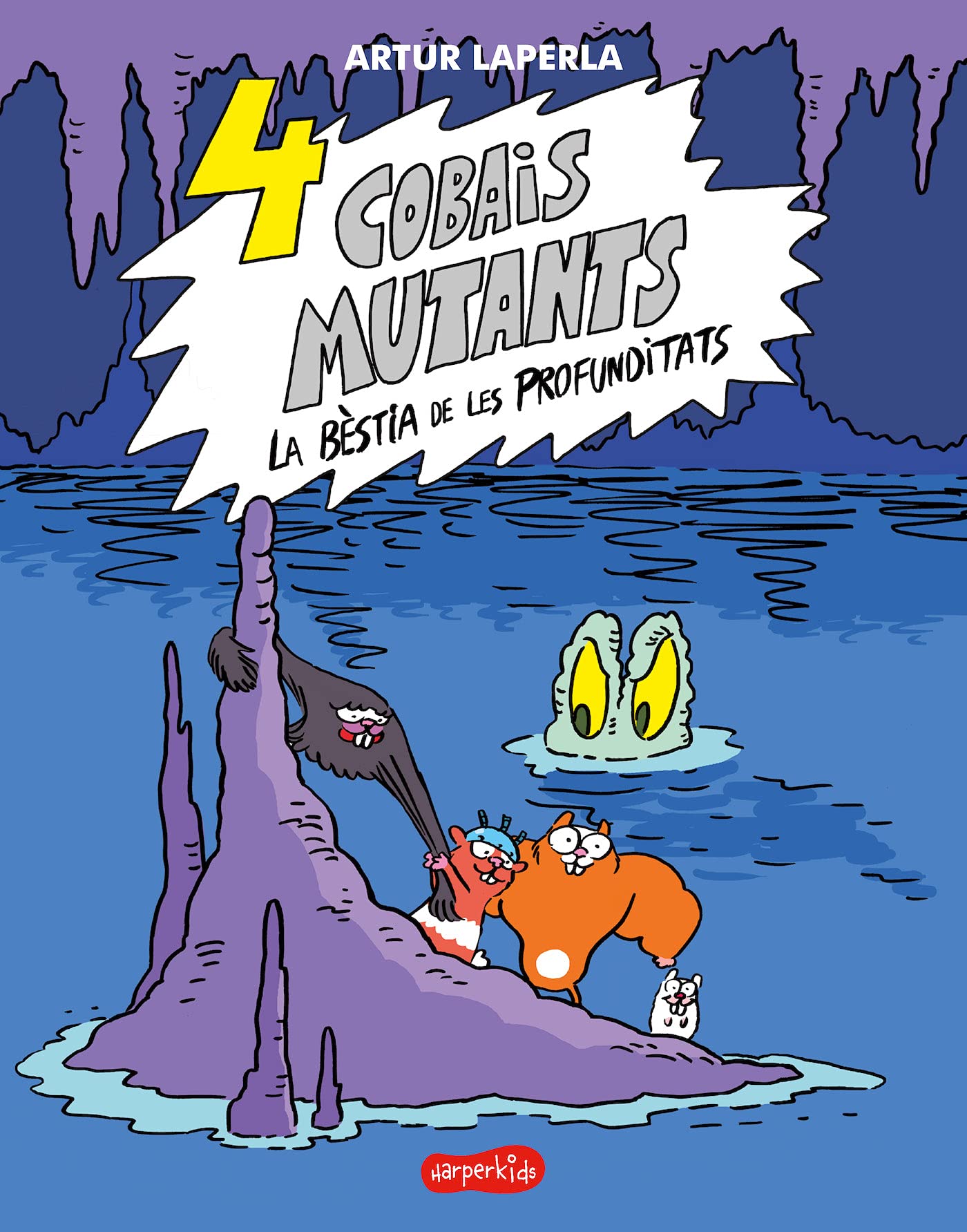 Libro: 4 cobais mutants. La bèstia de les profunditats