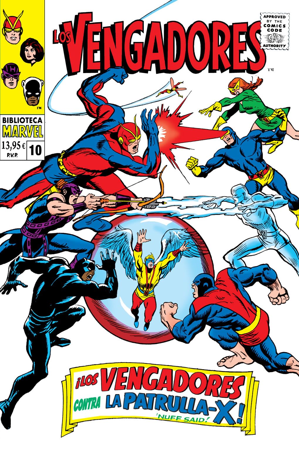 Libro: Biblioteca marvel los vengadores 10. 1968: the avengers 52-55, the x-men 45, marvel super-heroes 17,