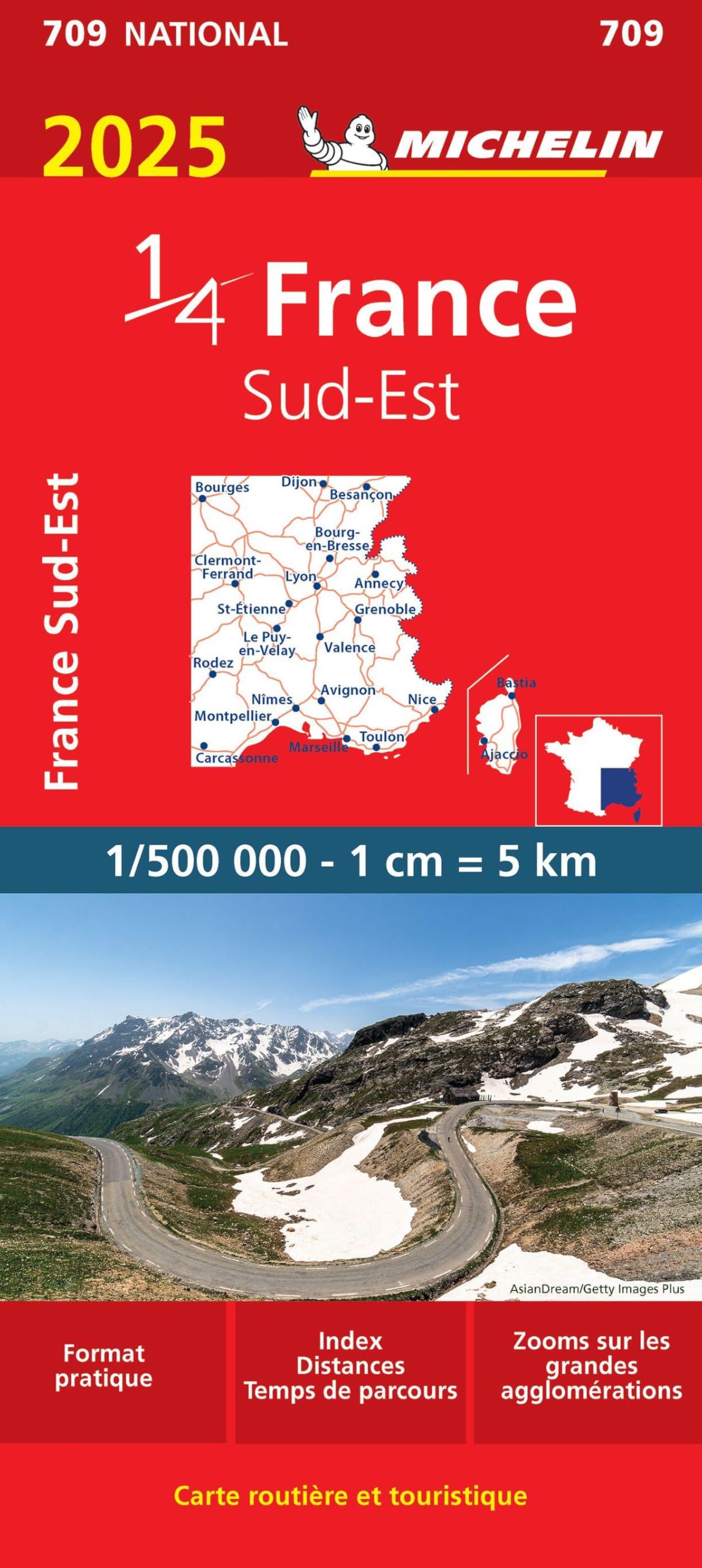 Libro: Carte Nationale France Sud-Est 2025